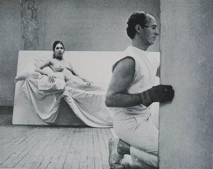 Robert Morris with Carolee Schneemann, Site, 1965